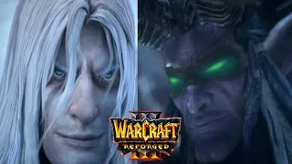 Warcraft 3 Reforged Arthas vs Illidan Pelea Final