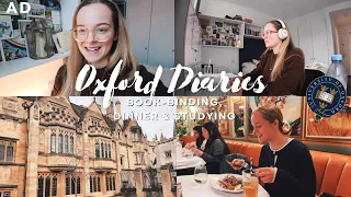 English Student vlog: book-binding, walks & studying