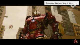 Iron Man vs hulk fighting with ye Lili song by let's rocking for avengers lover