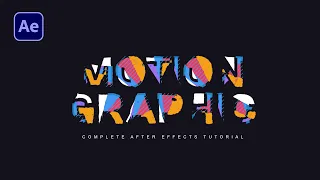 After Effects Tutorial: Creative Text Animation in After Effects | No Plugins