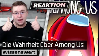 REACTION - Die unbekannte Wahrheit über Among US 😮😮😮  - Wissenswert |#iToJuReaction