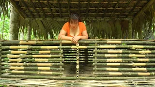 Technique Make a chicken coop with bamboo & Complete the chicken coop frame - Free Life