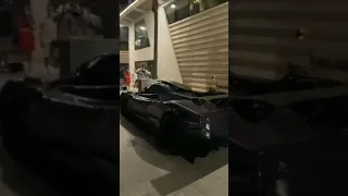 Lewis Hamilton's Pagani Zonda in monte carlo