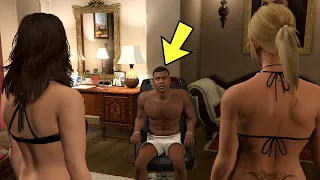 What Happens If Franklin Meets Michael's Family After Michael Leaves in GTA 5? (Secret Scenes)