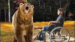 La madrastra dejó a su pequeño hijo paralítico en el bosque, ¡eso le hizo el oso