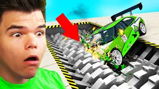 SUPERCAR vs. SHREDDER In BEAMNG! (Insane)