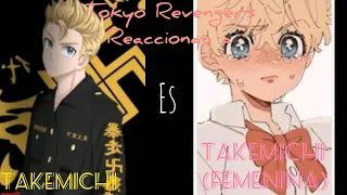 Tokyo Revengers reaccionan a takemichi es mujer 👩~{Gacha~Club}~~Tami_chan💮
