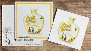 Springtime with our Blossom Tree by Jo Rice #laviniastamps #cardmaking #Easter