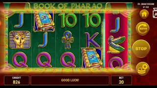 Casino PiN-UP x125 слот Book of Pharao