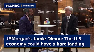 JPMorgan's Jamie Dimon says the U.S. economy could have a hard landing