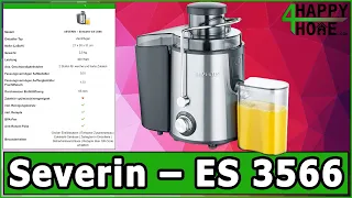 Severin – ES 3566 | Zentrifugalentsafter [Produktvorstellung]