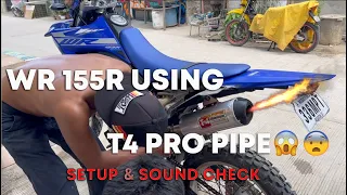 T-4 Pro Pipe  Yamaha WR 155R