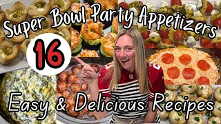 16 Easy and Delicious Super Bowl Party Appetizers #superbowlfood