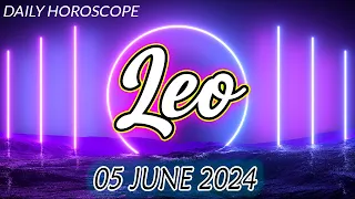 LEO ❤️ daily HOROSCOPE TODAY - May 05, 2024  ♌️ 💫 ⭐️ 🌞 LEO love HOROSCOPE ✅ 💫 ⭐️