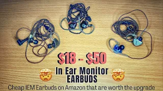 Cheap In Ear Monitor Earbuds to Upgrade To - Great IEM's for $18-$50🤯