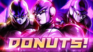 THE POWER OF DONUTS! THE 3x HIT TEAM IS... FUN! | Dragon Ball Legends