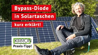 Bypass-Diode in Solartaschen - kurz erklärt!