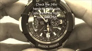 Casio G-Shock GW-3000 Time Zone Changing