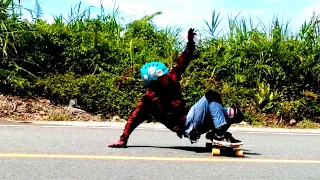 DOWNHILL PLUS SLIDE, NAKAKABILIB AT NAKAKAKABA TALAGA😯🙏 . LONGBOARDING IN THE PHILIPPINES EPISODE 2