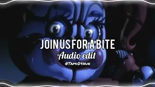 JT music-Join us for a bite [audio edit]