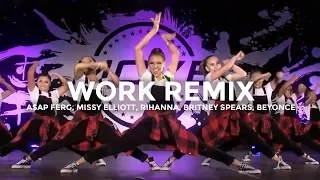 WORK REMIX - A$AP Ferg, Missy Elliott, Rihanna, Britney Spears, Beyoncé | @besperon Choreography