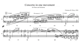 Florence Price - Piano Concerto in One Movement [with full score]