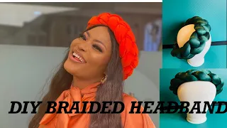 How to make braided headband | Easy