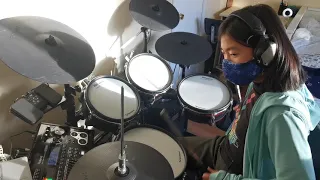 A Higher Place - Adam Levine {Drum Cover by 10 yrs old Priscilly}