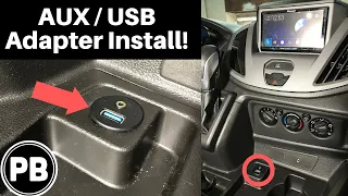 How to install an AUX and USB Input Adapter to an Aftermarket Radio!