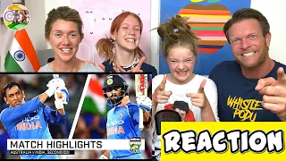 DHONI AND KOHLI AGAINST THE AUSSIES REACTION | 2019 2nd ODI | #BigAReact