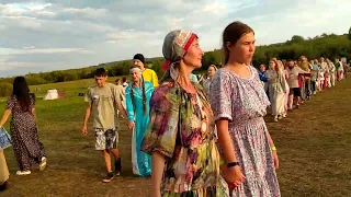 Родовой хоровод на фестивале Уральский хоровод - 2023