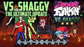 VS. Shaggy [THE ULTIMATE UPDATE v2.5] - All Songs Showcase [Canon Difficulty] - Friday Night Funkin'