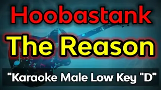 the reason - hoobastank (karaoke lower key male)