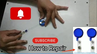 ID Badge Holder को कैसे ठीक करें // How to Repair Id Badge Holder