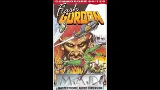 Flash Gordon - Commodore 64 Cassette C64 (Full Loading & Gameplay)