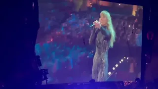 Taylor Swift performing "Will You Still Love Me Tomorrow" at rock hall induction ceremony