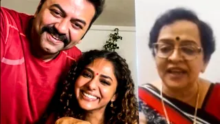 ലൈവിൽ ഇന്ദ്രനെ കളിയാക്കി മല്ലിക  | Indrajith & Poornima Live with Mallika Sukumaran