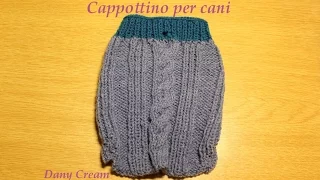 Cappottino per cani lavorato ai ferri - Parte 1 di 2