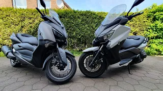 Yamaha XMAX 300 vs XMAX 400 care este mai frumos? New vs Old.