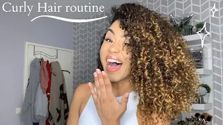 CURLY HAIR ROUTINE + MA DÉCOLORATION (qui tourne mal ...)