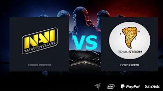 Natus Vincere vs Brain Storm День 2 week 3 Gold Series WGL RU 2016/17