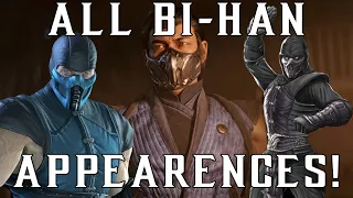 Every Bi-Han Sub Zero Appearance in Mortal Kombat! (Sub Zero & Noob Saibot)