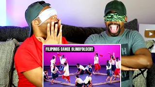 FILIPINOS FOLK Dance While BLINDFOLDED?!💃🏻 (MIND BLOWING😱) | Filipino Tinikling 🇵🇭