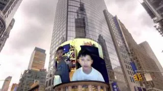 little chinese kids singing souja boy in times square