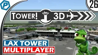 Tower3D Pro | Multiplayer Air Traffic Control Simulator | Los Angeles | KLAX | Tower Mode | #26