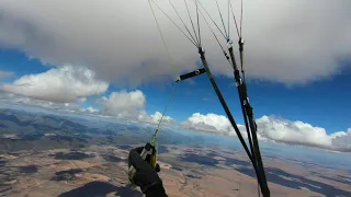 Porterville Paragliding - Flying a tringle over flatlands in porterville South Africa