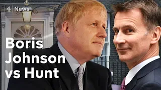 Boris Johnson v Jeremy Hunt for Prime Minister