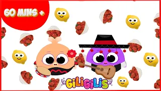 Learning for Toddlers | Children Recognize Fruit Colors & Cuisine Giligilis - Cartoons for Kids 🎶