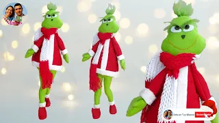 How to Make a CHRISTMAS GRINCH with Arte en Tus Manos