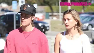 Justin Bieber Hilariously Yells At Paps To Get Away From His Car At Breakfast With Hailey Baldwin
